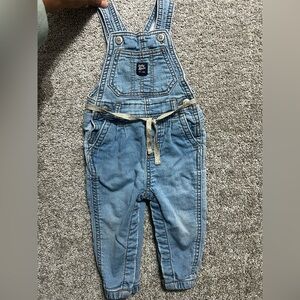Baby B’gosh girls cotton denim overall pants Size 12M